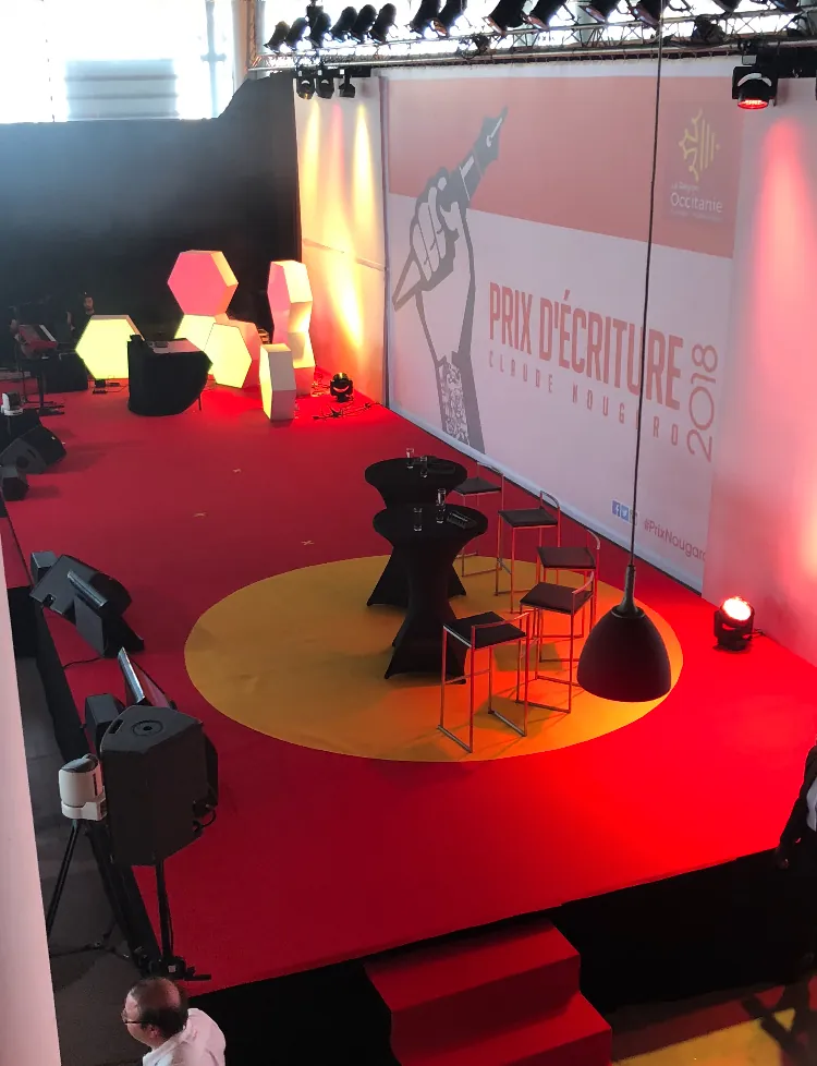 Scène du Prix d'écriture Claude Nougaro